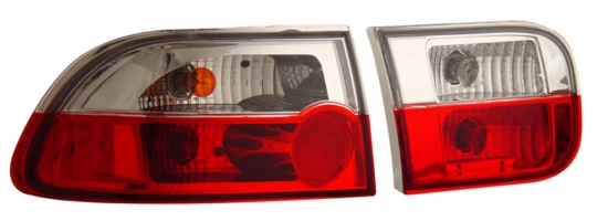 Picture of Anzo 221220 Taillights Red-Clear