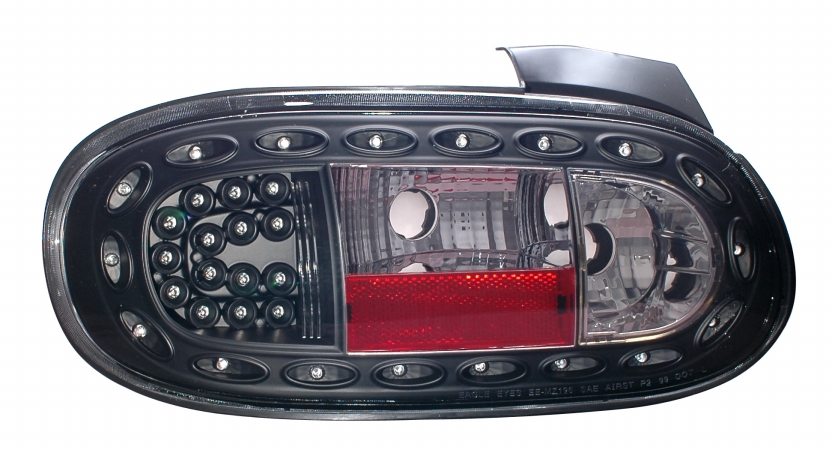 Picture of Anzo 321212 Led Taillights Black