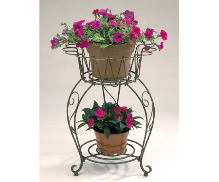 20 In. Metal Round Planter