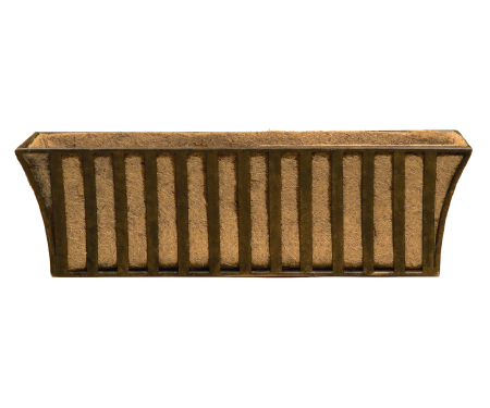 Solera 9 In. X 30 In. Metal Window Box With Coco Liner