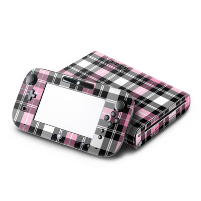 DecalGirl WIIU-PLAID-PNK DecalGirl Nintendo Wii U Skin - Pink Plaid -  Decal Girl