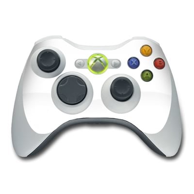 DecalGirl X360CS-SS-WHT DecalGirl Xbox 360 Controller Skin - Solid State White -  Decal Girl