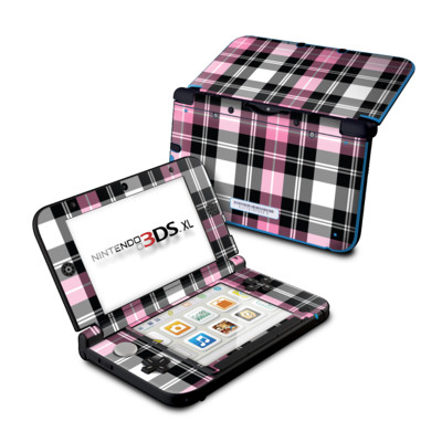 DecalGirl N3DX-PLAID-PNK DecalGirl Nintendo 3DS XL Skin - Pink Plaid -  Decal Girl