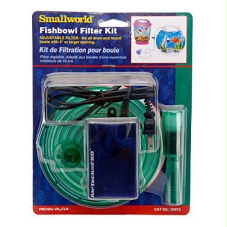 Picture of Penn Plax SWF2 Fishbowl Filter Kit with Carbon/Floss Filter Cartridge