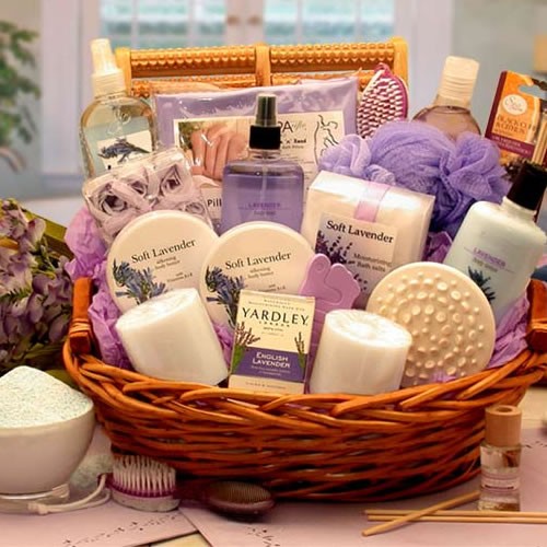 Picture of Gift Basket Drop Shipping 8413112 The Essence of Lavender Spa Gift Basket