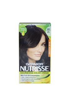Picture of Garnier U-HC-3686 Nutrisse Nourishing Color Creme No. 20 Soft Black - 1 Application - Hair Color