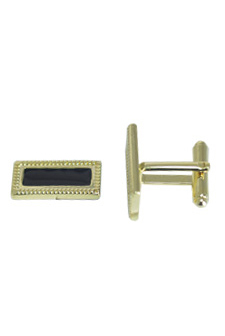 CUFF-1012 B46 Cufflinks - W 2 x L 1 cm - Cufflinks