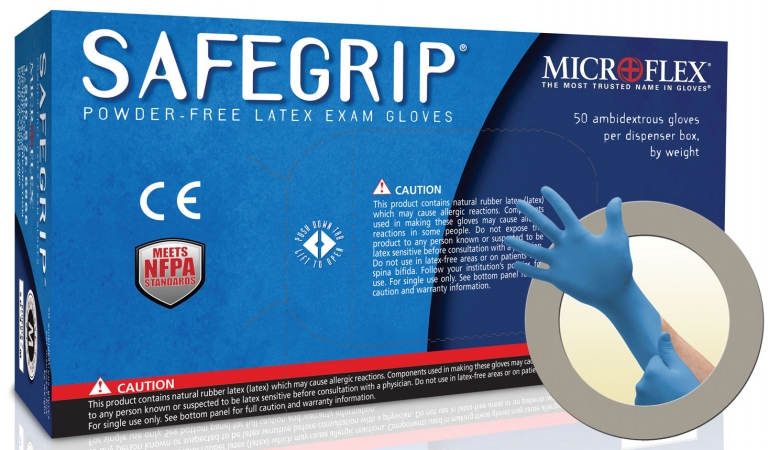 Picture of Microflex Corporation SG-375-XL 50 Count Extra Large Safegrip Gloves