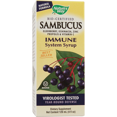 Picture of Natures Way 0888040 Sambucus Immune Syrup - 4 fl oz
