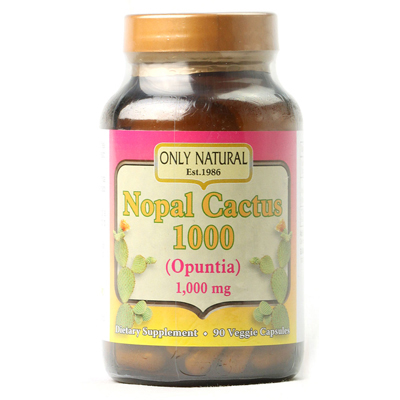 Picture of Only Natural 1175561 Nopal Cactus 1000 - 1000 mg - 90 Veggie Capsules