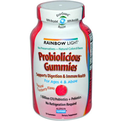 Picture of Rainbow Light 0700344 Probiolicious Gummies Natural Cranberry - 50 Gummies