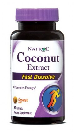 Picture of Natrol 1126507 Coconut Extract  Coconut Flavor  90 Tablets - 90 Tablets