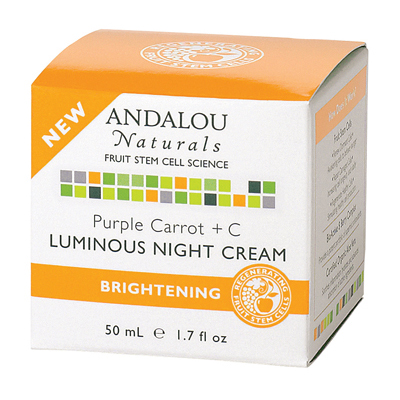 Picture of Andalou Naturals 1162551 Luminous Night Cream  Purple Carrot plus C  1.7 fl oz - 50 ml - 1.7 oz