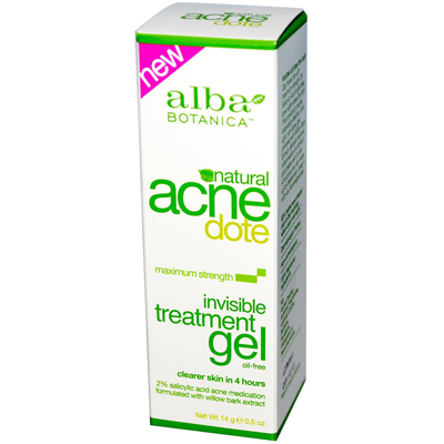 Picture of Alba Botanica 0405076 Natural Acnedote Invisible Treatment Gel - 0.5 oz