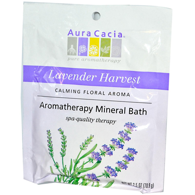Picture of AURA(tm) Cacia 0682534 Aromatherapy Mineral Bath Lavender Harvest - 2.5 oz