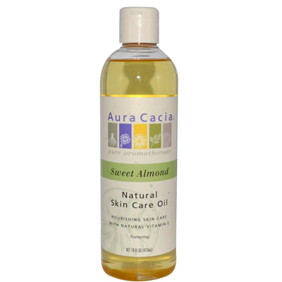 Picture of AURA(tm) Cacia 0615484 Natural Skin Care Oil Sweet Almond - 16 fl oz