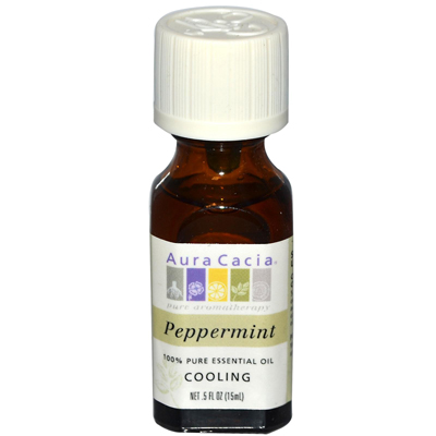 Picture of AURA(tm) Cacia 0445544 Pure Essential Oil Peppermint - 0.5 fl oz
