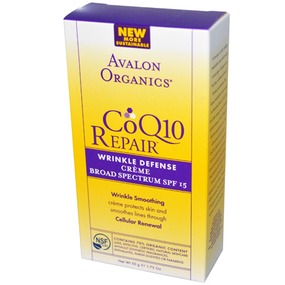 Picture of Avalon Active Organics 0954875 CoQ10 Repair Wrinkle Defense Creme SPF 15 - 1.75 oz