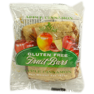 Picture of Betty Lous 0813238 Gluten Free Fruit Bars Apple Cinnamon - 2 oz