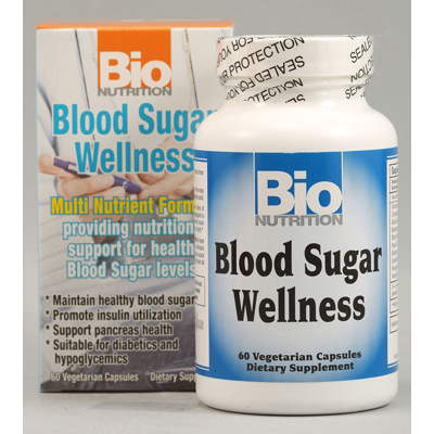 Picture of Bio Nutrition Inc  1029511 Blood Sugar Wellness - 60 Vegetarian Capsules