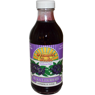 Picture of Dynamic Health 0739169 Black Elderberry Liquid Concentrate - 8 fl oz