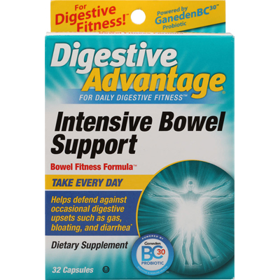 Picture of Schiff Vitamins 1101443 Ganaden Digestive Advantage Intensive Bowel Support - 32 Capsules