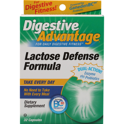 Picture of Schiff Vitamins 1101427 Ganaden Digestive Advantage Lactose Intolerance Therapy - 32 Caplets