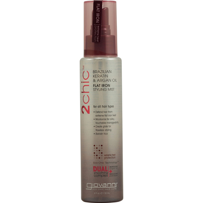 Picture of Giovanni Hair Care Products 1084540 2chic Flat Iron Styling Mist with Brazilian Keratin and Argan Oil - 4 fl oz
