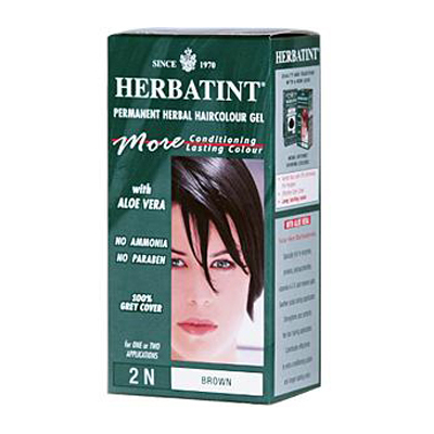 Picture of Herbatint 0226597 Permanent Herbal Haircolour Gel 2N Brown - 135 mL