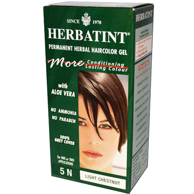 Picture of Herbatint 0226662 Permanent Herbal Haircolour Gel 5N Light Chestnut - 135 mL