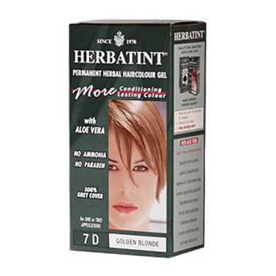 Picture of Herbatint 0226811 Permanent Herbal Haircolour Gel 7D Golden Blonde - 135 mL