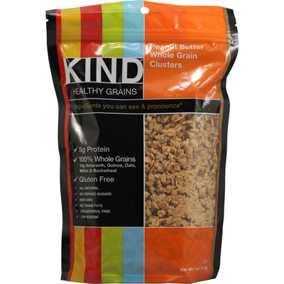 Picture of Kind Fruit & Nut Bars 1028612 Kind Healthy Grains Peanut Butter Whole Grain Clusters - 11 oz