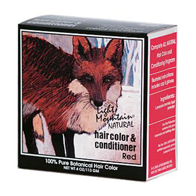 Light Mountain, Natural Hair Color & Conditioner, Red, 4 oz (113 g)