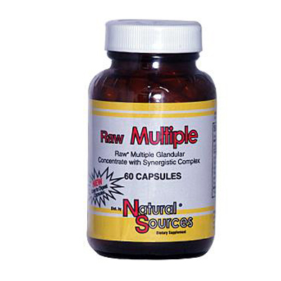 Picture of Natural Sources 0202317 Raw Multiple - 60 Capsules