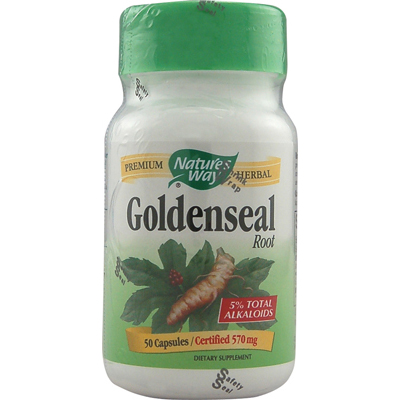 Picture of Natures Way 0392803 Goldenseal Root - 50 Capsules