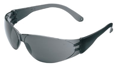 Checklite CL1 Frameless Safety Glasses, Polycarbonate I/O Clear Mirror Lens, Duramass, Clear