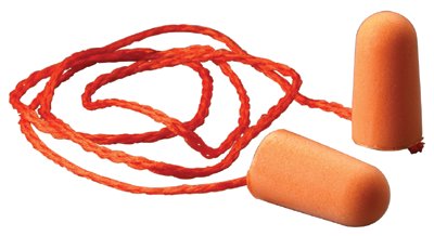 Picture of 3M Oh/Esd 142-1110 Bright Orange Foam Corded Ear Plugs