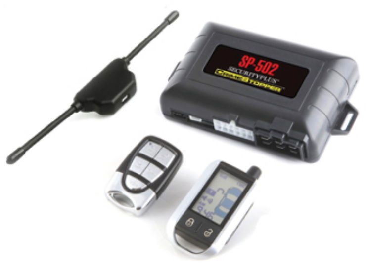 Picture of Crimestopper SP502 SecurityPlus 2-Way LCD Paging Combo Alarm Keyless Entry &amp; Remote Start System