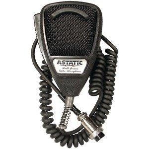 Picture of Astatic 302-10001 636L Noise Canceling 4-Pin CB Microphone Black