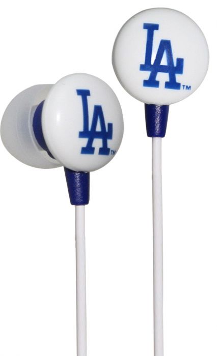 Los Angeles Dodgers Earbuds MLB Printed Logo - MLF10169LAD