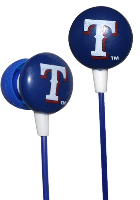 Texas Rangers Earbuds MLB Printed Logo - MLF10169TX