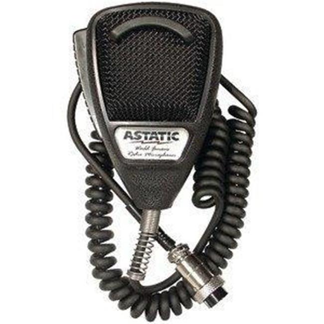 Astatic 302-10001 636L Noise Canceling 4-Pin CB Microphone Black