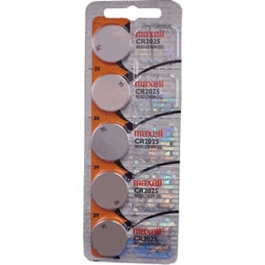 Maxell 5-Pack 3V Lithium Coin Cell Batteries