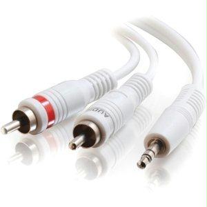 Picture of C2G 40373 50Ft One 3.5Mm Stereo Male To Two Rca Stereo Male Audio Y-Cable - Ipod White