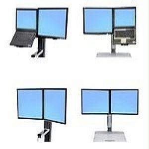 Picture of ERGOTRON 97-616 WORKFIT CONVERT-TO-DUAL KIT FROM LCD &amp; LAPTOP