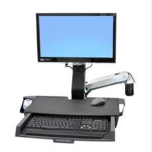 Picture of Ergotron 45-260-026 Styleview Sit-Stand Combo Arm With Worksurface