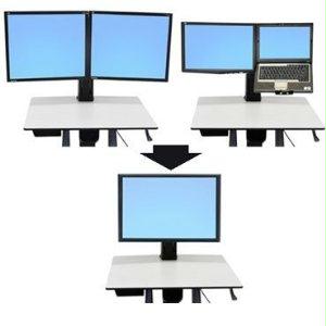 Picture of ERGOTRON 97-607 WORKFIT-C CONVERT-TO-SINGLE HD KIT FROM DUAL OR LCD &amp; LAPTOP