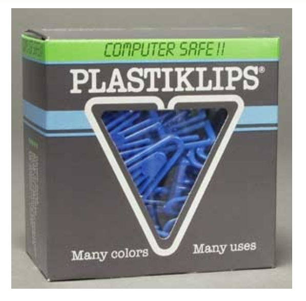 Paper Clips Large Size 200 Pack DARK BLUE ()