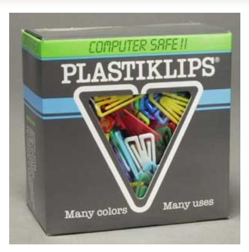 Picture of Plastiklips Paper Clips Medium Size 500 Pack ASSORTED Colors (LP-0300)