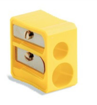 Picture of Baumgartens Pencil Sharpener Dual Hole ASSORTED Colors (MR-3320)